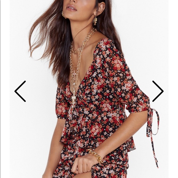 Nasty Gal Floral Maxi Dress - Picture 2 of 4
